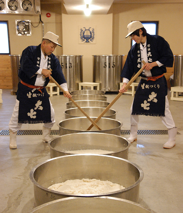 生もと・山卸作業