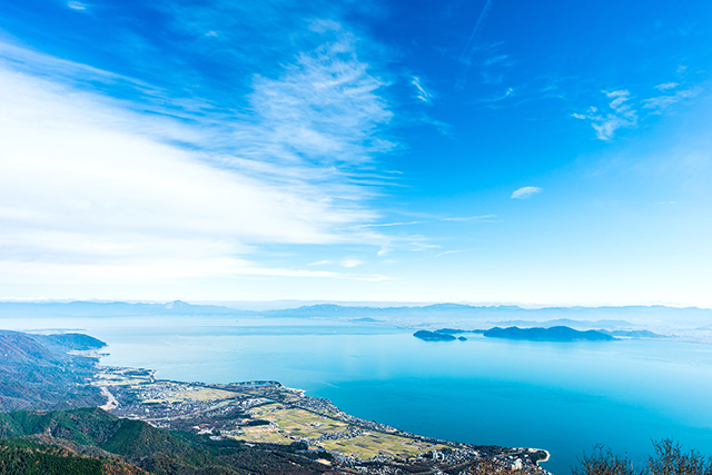 日本最大の湖、琵琶湖