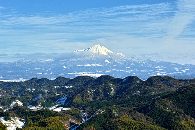 伯耆富士といわれる秀峰大山
