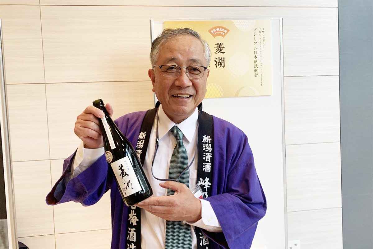 峰乃白梅酒造：高橋芳郎 代表取締役社長